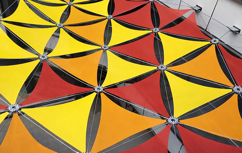 Commercial Plaza Sky Screen