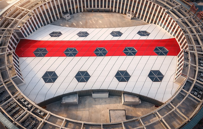 Atrium canopy of Shandong Fashion Town