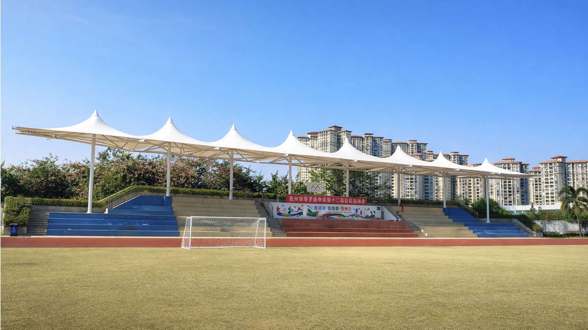 International school grandstand membrane structure-1